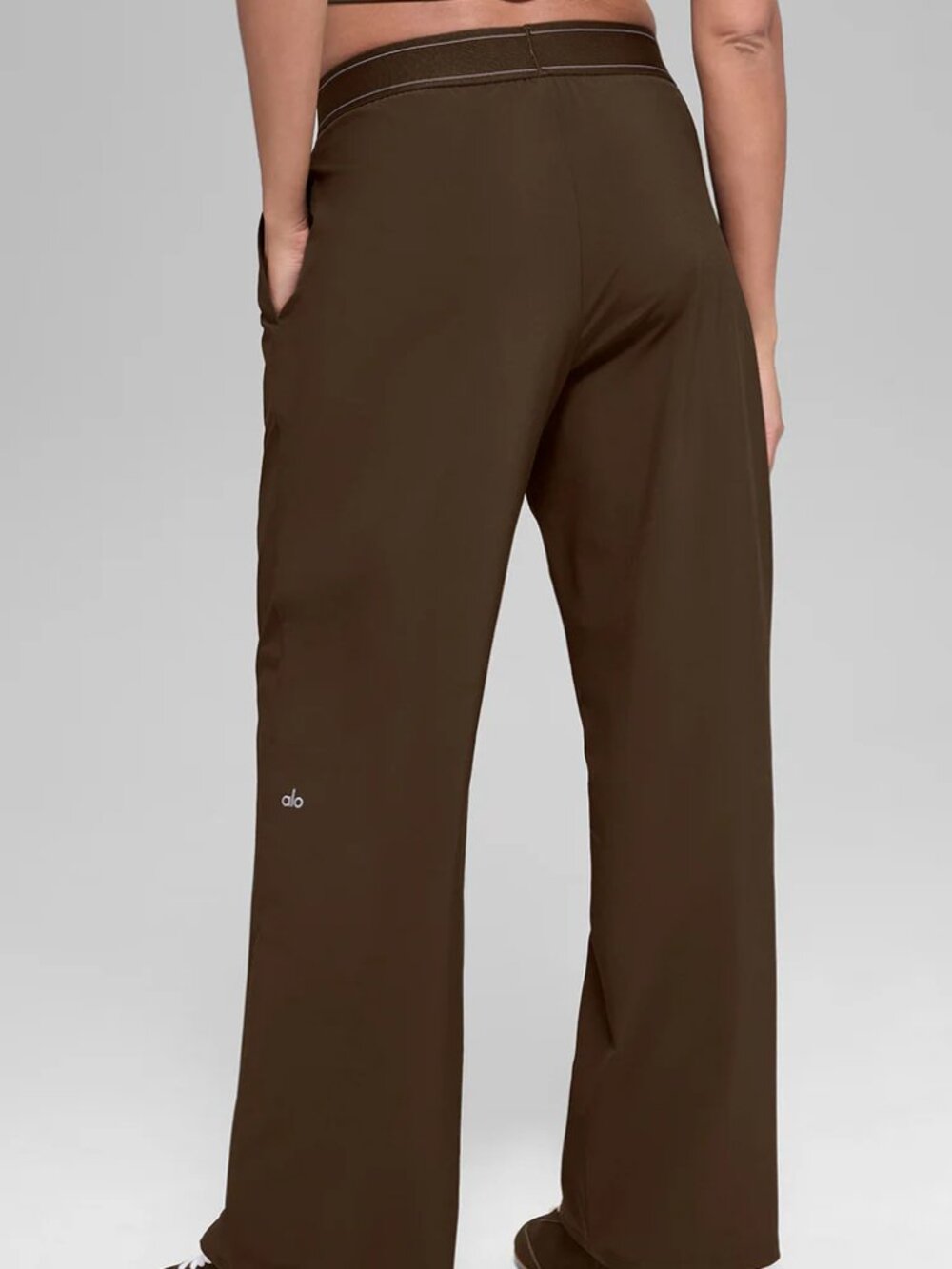 NWT🤎ALO Yoga Suit Up Trouser Espresso🎨 (Regular 30"Inseam) Effortless Chic - Picture 9 of 9